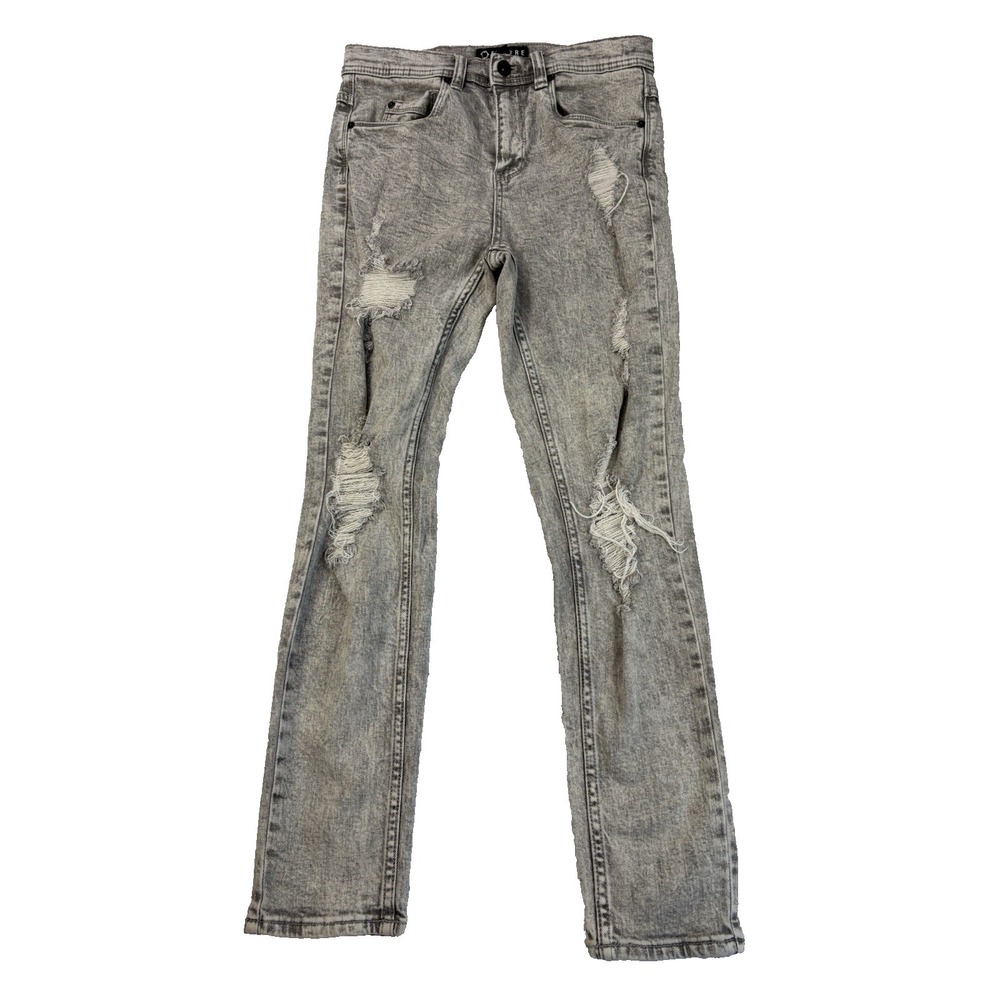 Empyre Verge Mens 28 Ripped Distressed‎ Jeans Skater Urban Streetwear Grunge